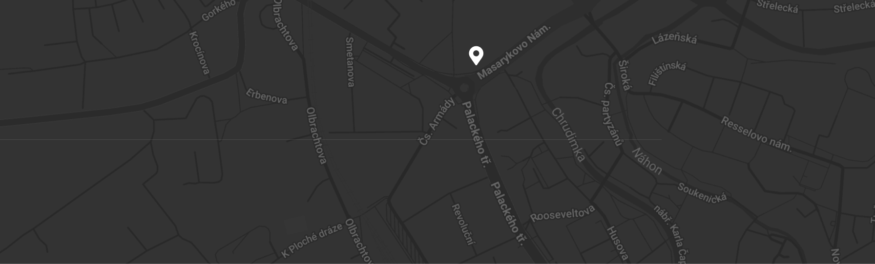 Mapa – Masarykovo náměstí, Chrudim
